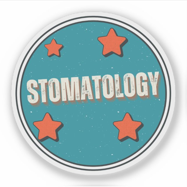 Stomatologie Aufkleber (Vorderseite)