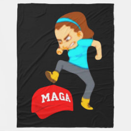 Stomp MAGA Fleece Blanket