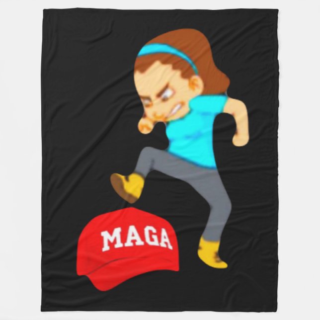 Stomp MAGA Fleece-Decke Fleecedecke (Vorderseite)