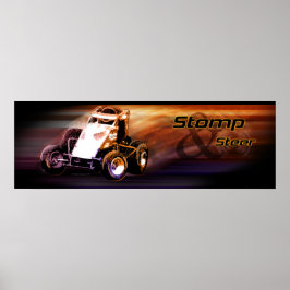 Stomp & Steer Poster