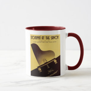 Stompin' At the Savoy Vintage Songbook Cover Tasse