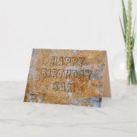 Stone Age Happy Birthday Sam