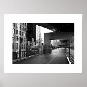 Stone and Glass: Shiodome Business District, Tokio Poster