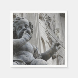 Stone Angel Cherub Gothic Napkins Serviette