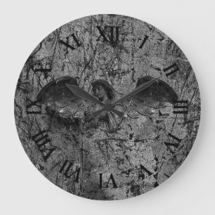 Stone Angel Große Wanduhr