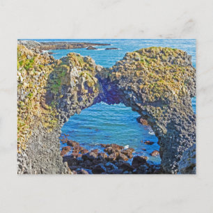 Stone Arch, Arnarstapi, Island Postkarte