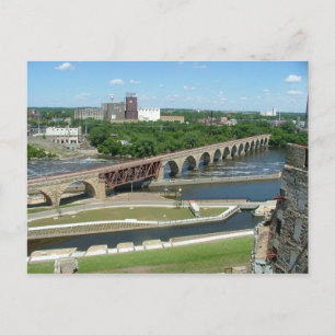 Stone Arche Brücke Postkarte