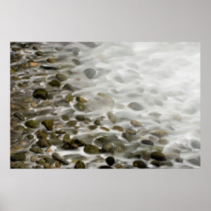 Stone Beach Point Lobos Staat Reserve, CA Poster