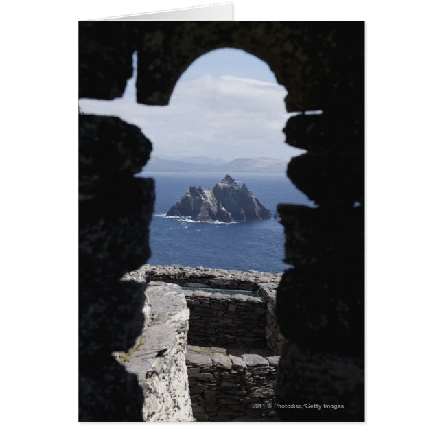 Stone Beehive Monk Huts Clochanson Skellig Michael (Vorne)