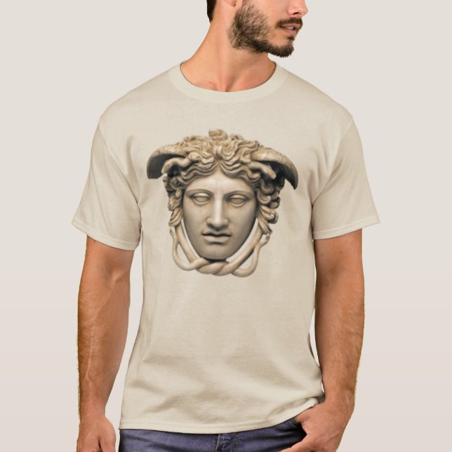 Stone Beige Medusa T-Shirt (Vorderseite)