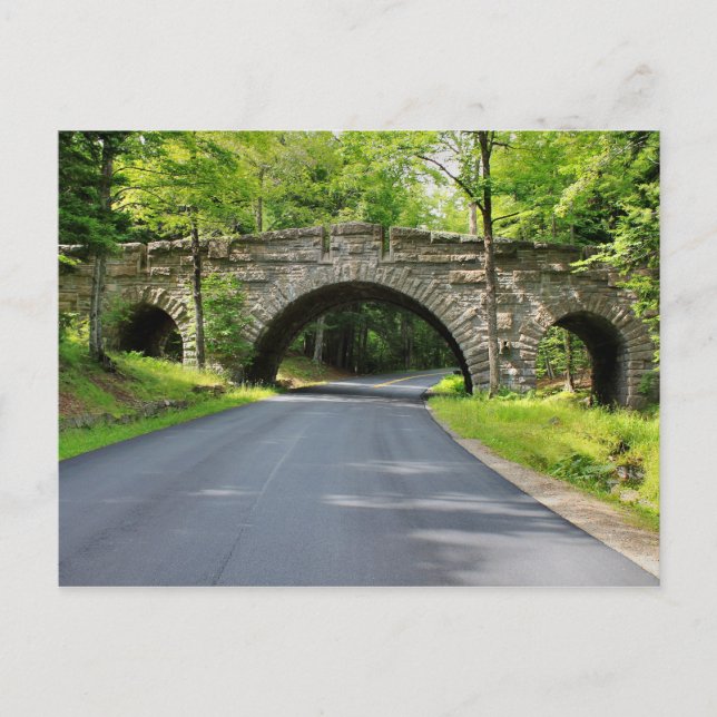 'Stone Bridge-Acadia Park' Postkarte (Vorderseite)