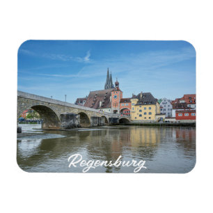 Stone Bridge in Regensburg, Deutschland Magnet