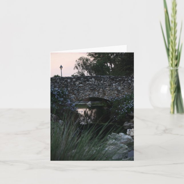 Stone Bridge Notecard Karte (Vorderseite)