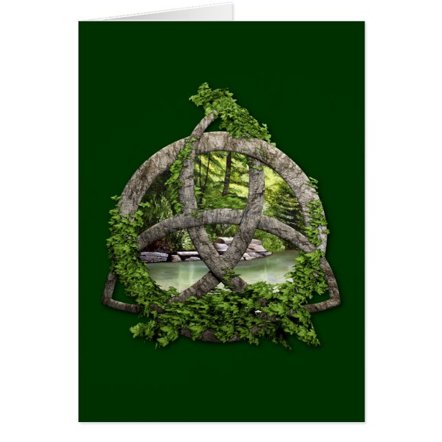 Stone Celtic Trinity Knot (Vorne)