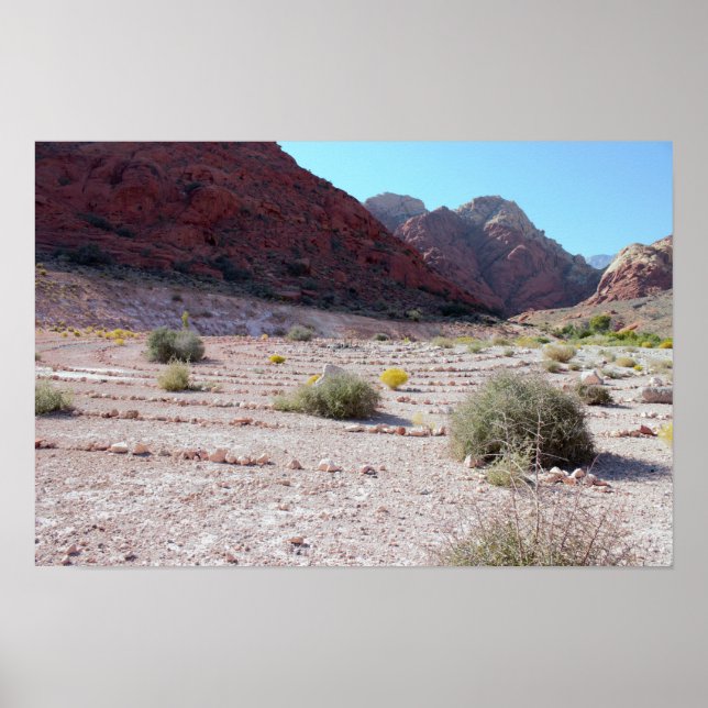 Stone Circle Red Rock Canyon Poster (Vorne)