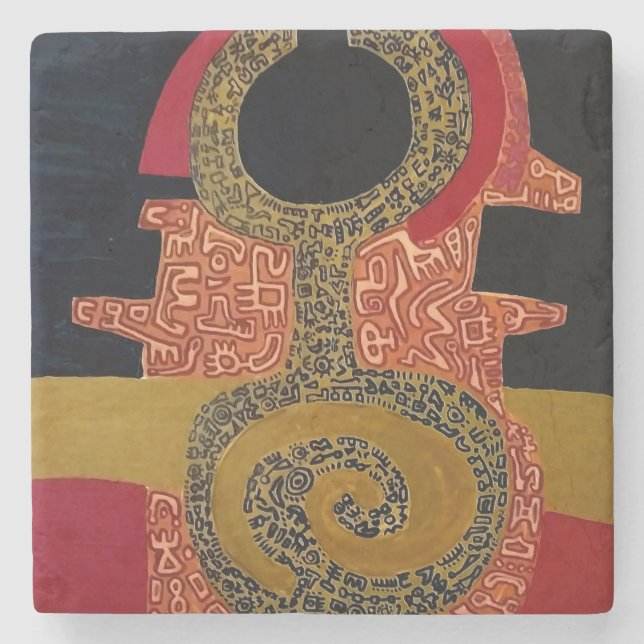 Stone Coaster Steinuntersetzer (Vorderseite)