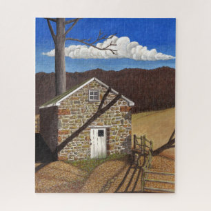 Stone Colonial Spring House Puzzle