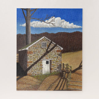 Stone Colonial Spring House Puzzle