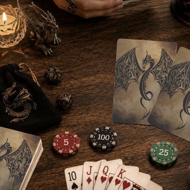 Stone Dragon Tribal Spielkarten (Von Creator hochgeladen)