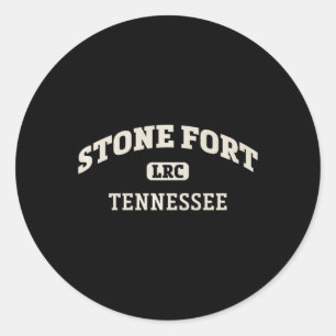 Stone Fort Uni Style Rock Climarea Design Runder Aufkleber
