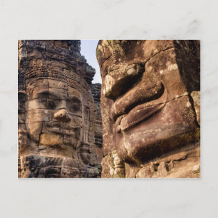 Stone Gesichter bei Bayon Postkarte
