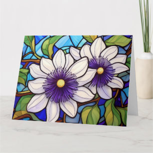 Stone glass art lilikoi passionfruit karte