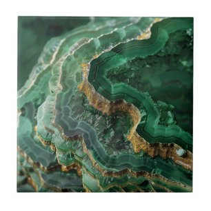 Stone Green Gold Agate Marble Fliese