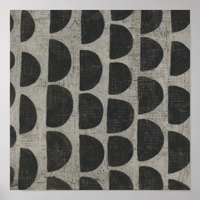 Stone - Halbkreise Poster (Vorne)