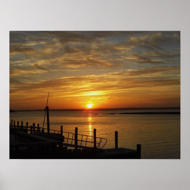 Stone Harbour Sunset Poster (Vorne)