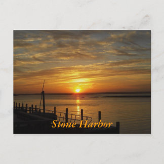 Stone Harbour Sunset Postkarte
