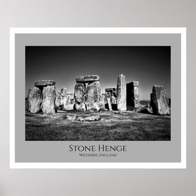 Stone Henge, Wiltshire England Poster (Vorne)