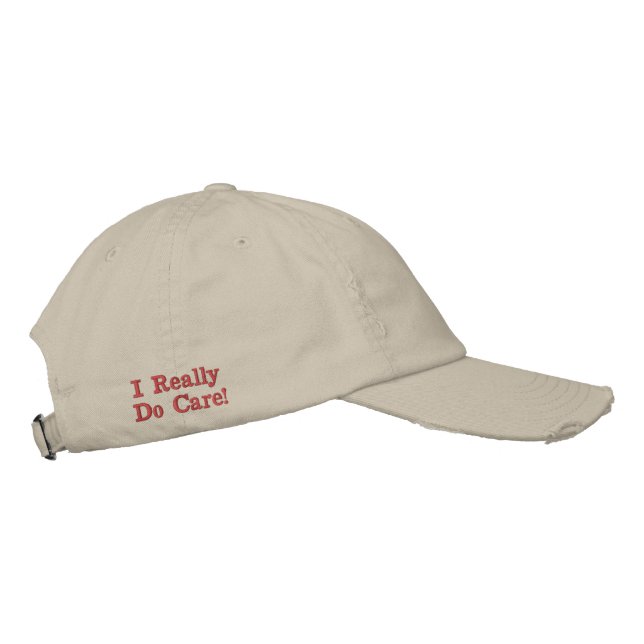 Stone - I Really do Care - USA Bestickte Baseballkappe (Rechts)