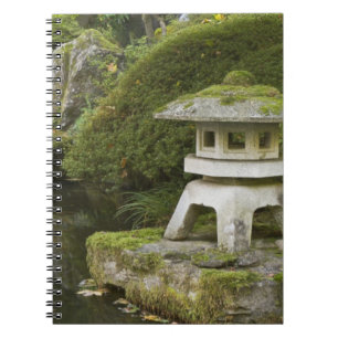 Stone lantern and Heavenly Falls Notizblock