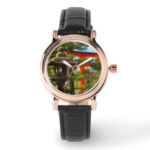 Stone Lantern and Torii Gate Armbanduhr