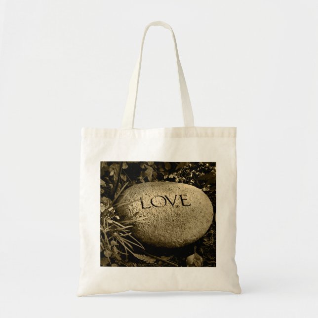 Stone "Liebe" Tragetasche (Vorne)