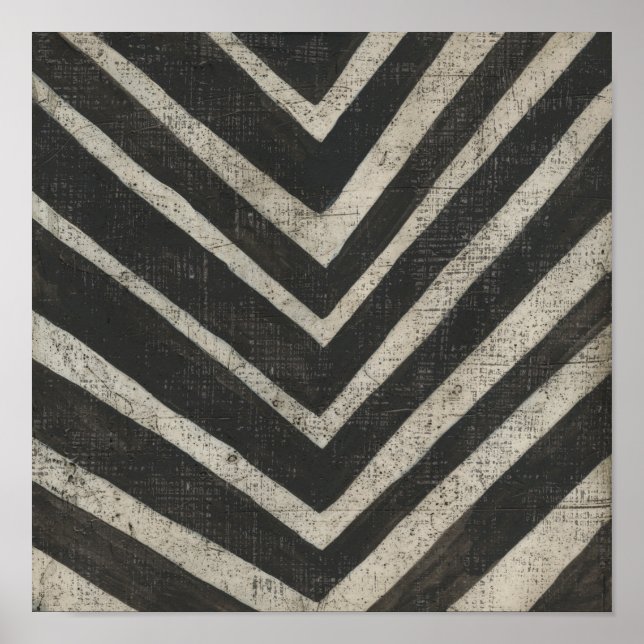 Stone - Linien Poster (Vorne)