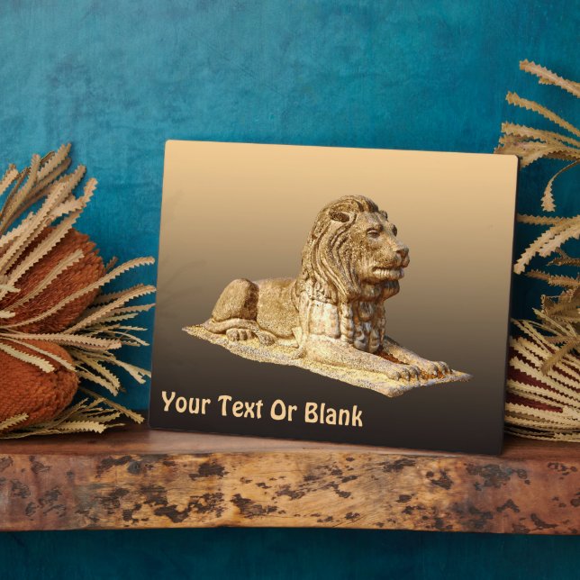 Stone Lion Fotoplatte (Seite)