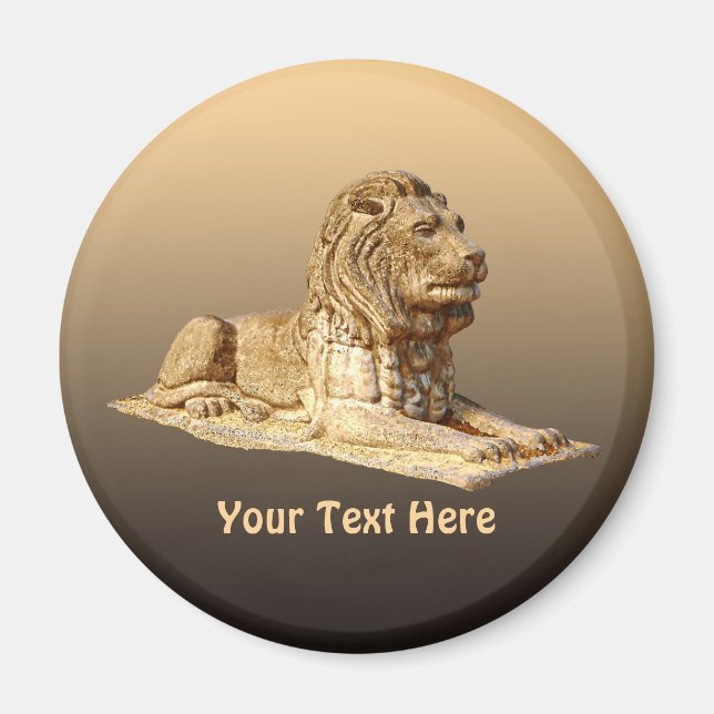 Stone Lion Magnet (Vorne)
