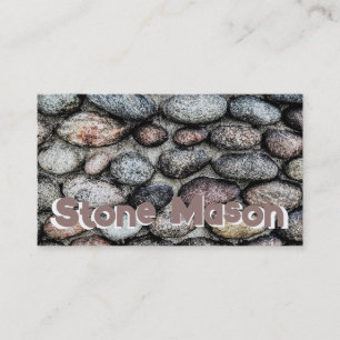 Stone Mason Business Card Visitenkarte