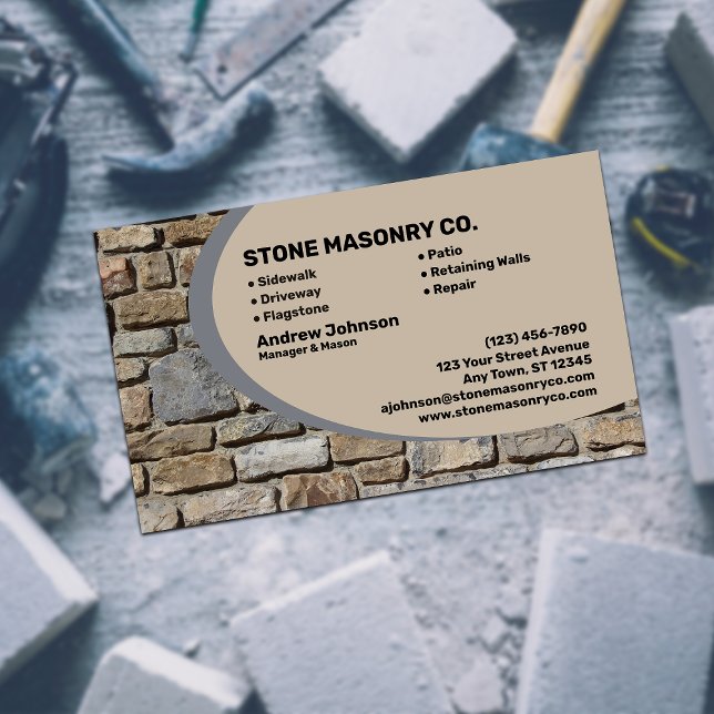 Stone Masonry Company Visitenkarte (Von Creator hochgeladen)