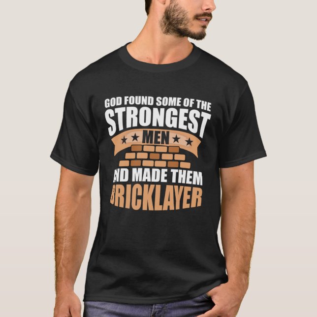 Stone Mauerwerk Bricklay Bricklayer T-Shirt (Vorderseite)