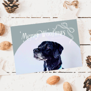 Stone Merry Woofmas Hund Weihnachtskarte Feiertagskarte