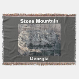Stone Mountain Georgia Throw Blanket Decke