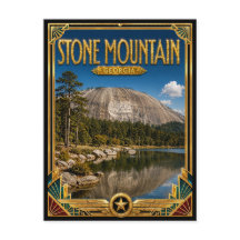 Stone Mountain Georgia Vintage Art Deco Golden Age
