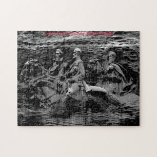 Stone Mountain Georgia.Weihnachtsgrüße Puzzle