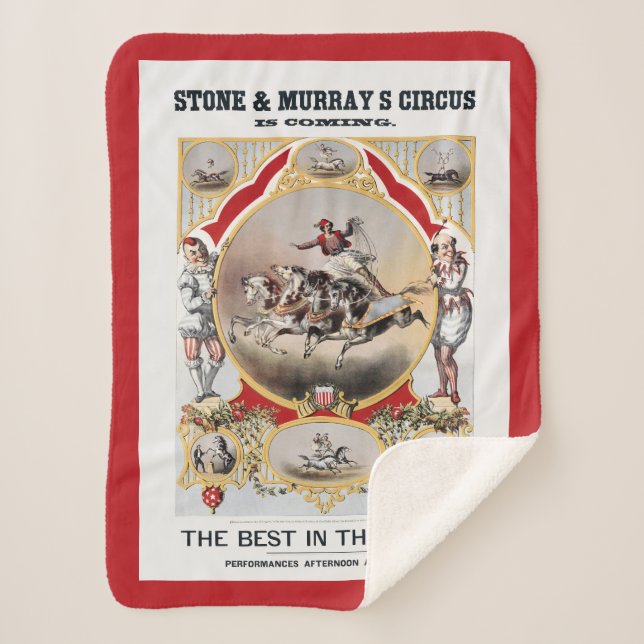 Stone & Murray's Circus, Circa 1870. Sherpadecke (Vorderseite)