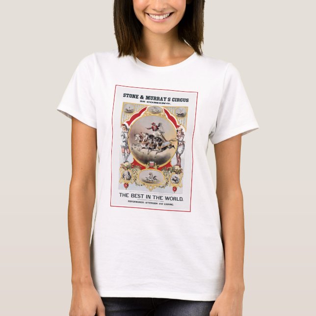 Stone & Murray's Circus, Circa 1870. T-Shirt (Vorderseite)