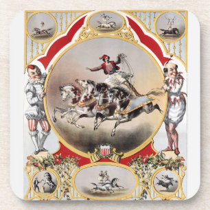 Stone & Murray's Zirkus, circa 1870. Getränkeuntersetzer