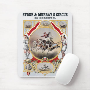 Stone & Murray's Zirkus, circa 1870. Mousepad