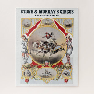 Stone & Murray's Zirkus, circa 1870. Puzzle